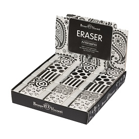 Ластик BrunoVisconti®
"ArtGraphix.Black&White"  супермягкий, белый
Арт. 42-0064