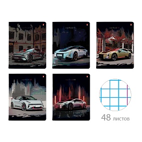 Тетрадь общая Альт®
А5 (165 х 203 мм)
"NIGHT RALLY" 48 л., клетка
Арт. 7-48-1324
обложка в ассортименте